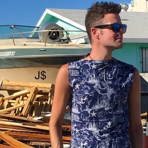 Jordan Sarracino Designs Nautical Sleeveless Top